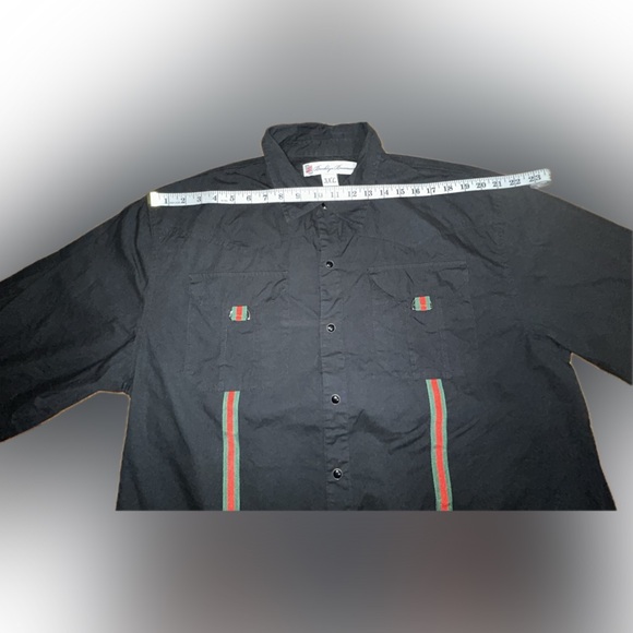 Y2K VINTAGE 3XL MENS BROOKLYN BASEMENT LONG SLEEVE PEARL SNAP BUTTON UP SHIRT - Picture 4 of 7